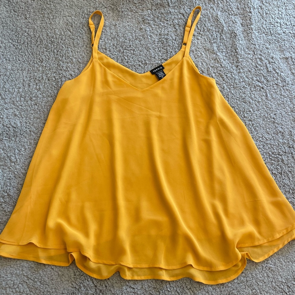 Mustard Spaghetti Strap Top
